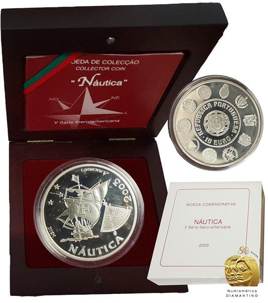 Portogallo 10€ Nautica Proof 2003