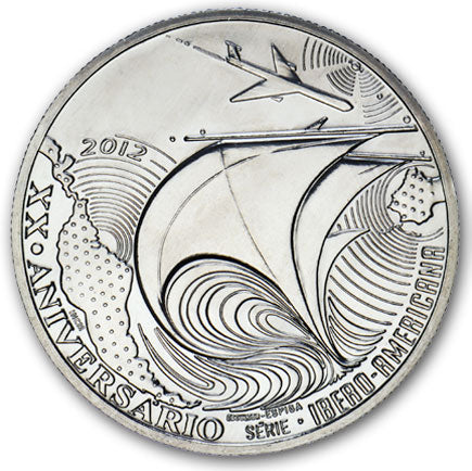 Portogallo 10€ XX Anniversario. della Serie Iberoamericana 2012