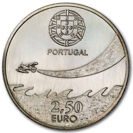 Portogallo €2,50 - 100 anni di Aviazione Militare 2014