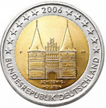 Germania 2€ Presidenza dello Schleswig - Holstentor 2006