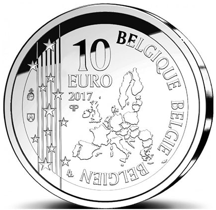 Belgio 10€ 150 anni di Till Eulenspiegel 2017