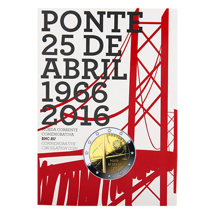 Portogallo 2€ Ponte 25 de Abril Bnc 2016