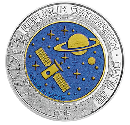 Austria €25 Niob Cosmologia 2015