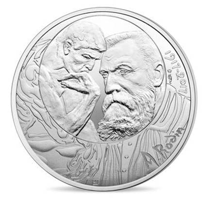 Francia 10€ Auguste Rodin 2017